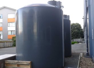 Water tanks beside Te Whaea